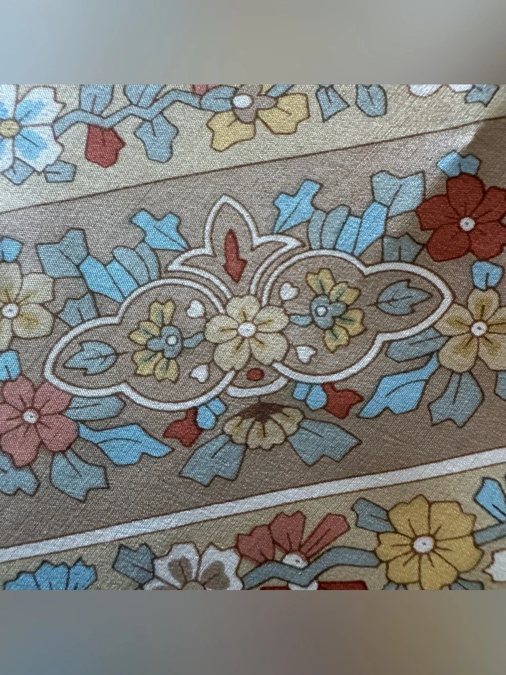 Vintage The Specialty House 100% Silk Paisley Floral Scarf Square Made in Japan